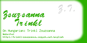 zsuzsanna trinkl business card